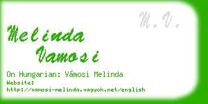 melinda vamosi business card